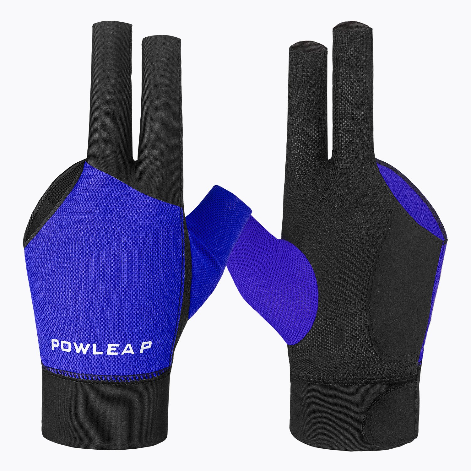 New Fashion Design Colorful Billiards Gloves Pool Accessories Wholesale 3 Open Finger Play Snooker Pool Cue Shooting Gloves