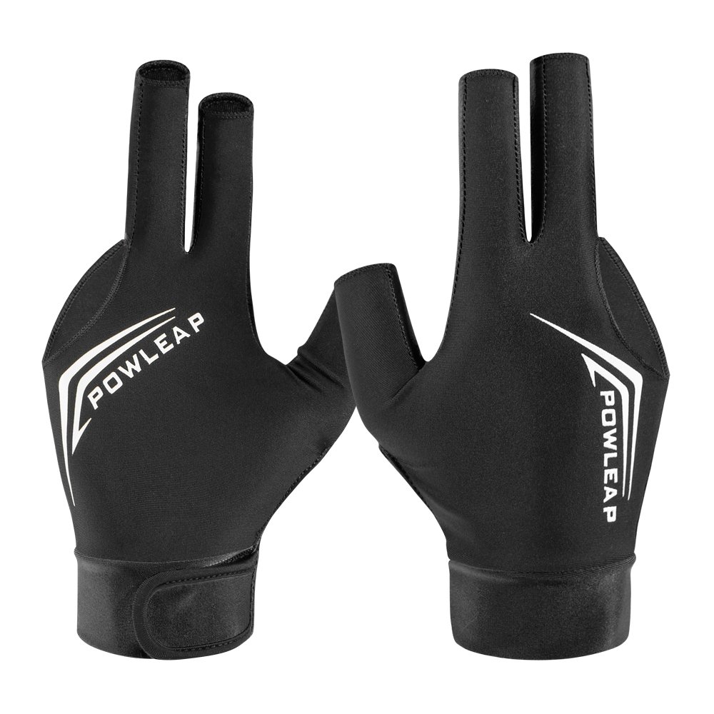 Factory direct professional billiards men women comfortable pool cue snooker gloves custom logo three finger billiard gloves