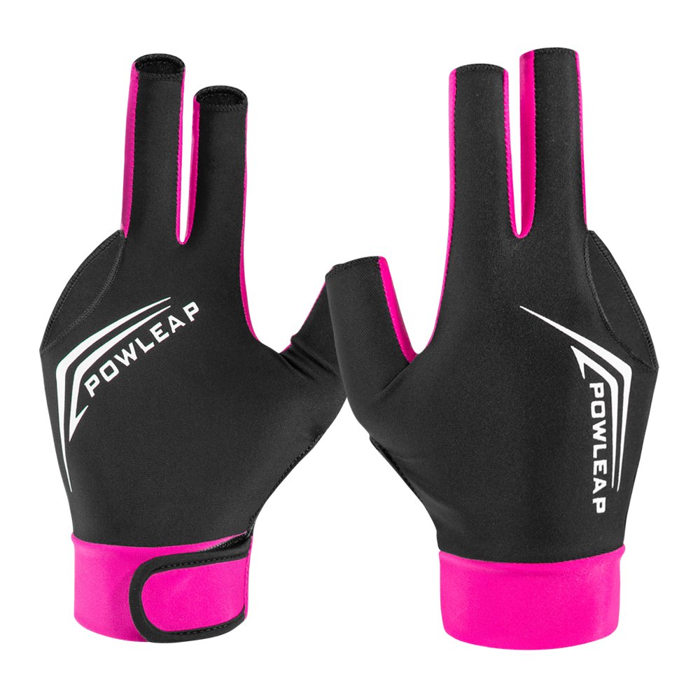 Factory direct professional billiards men women comfortable pool cue snooker gloves custom logo three finger billiard gloves
