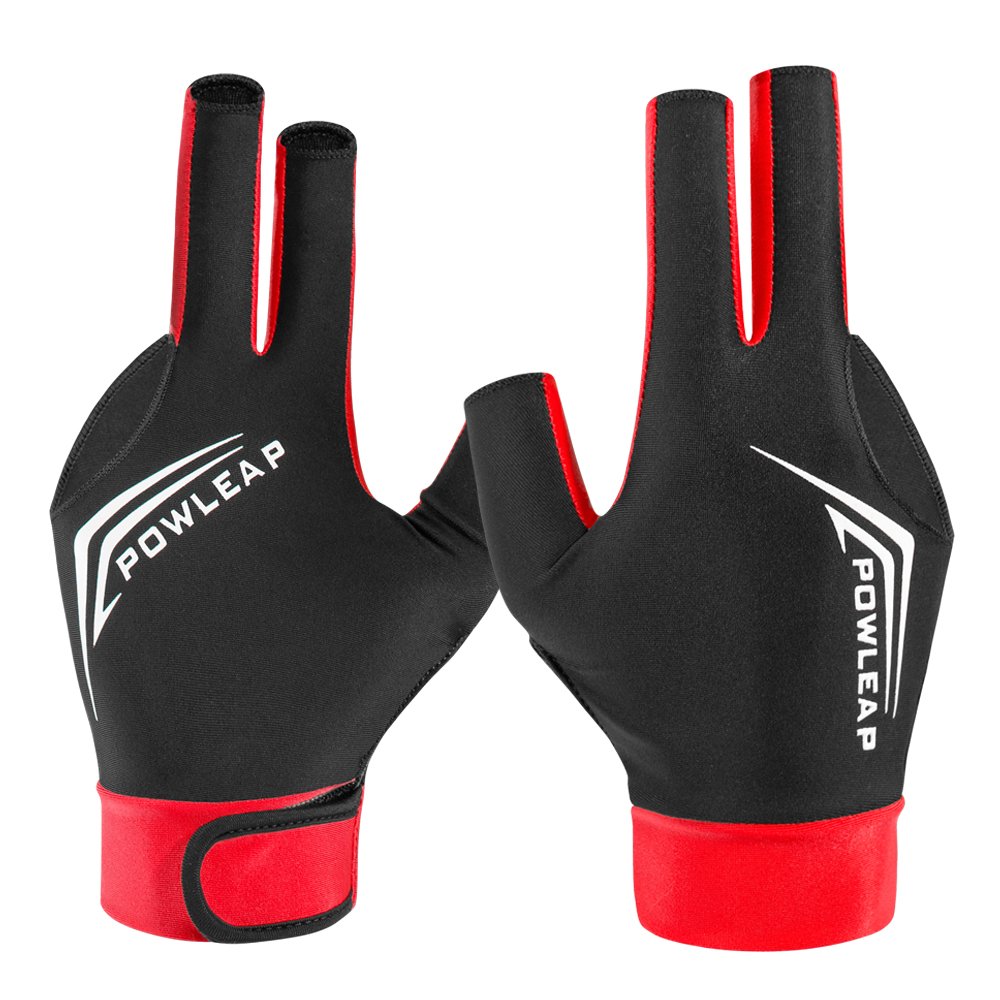 Factory direct professional billiards men women comfortable pool cue snooker gloves custom logo three finger billiard gloves