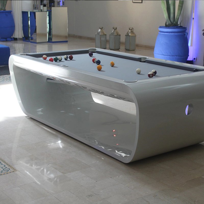 Luxury Modern Style 9ft 8ft 7ft Slate Billiards Table Custom Green Factory New Design 15th Year Rubber Snooker Game