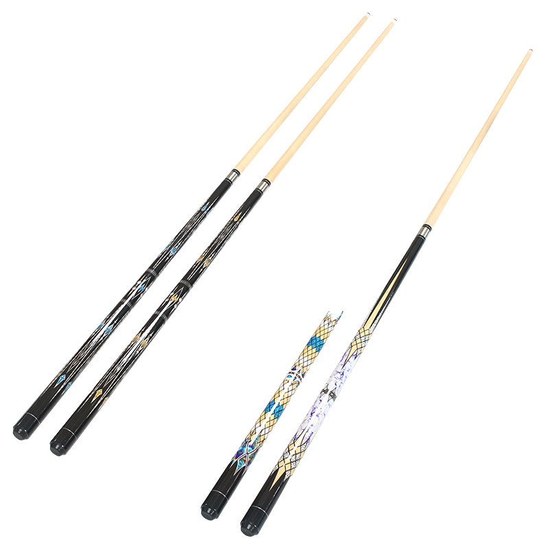 High Quality 58-Inch Maple Pool Cue with Excellent Feel & Stability 13mm Stainless Steel Interface for Snooker & Billiards