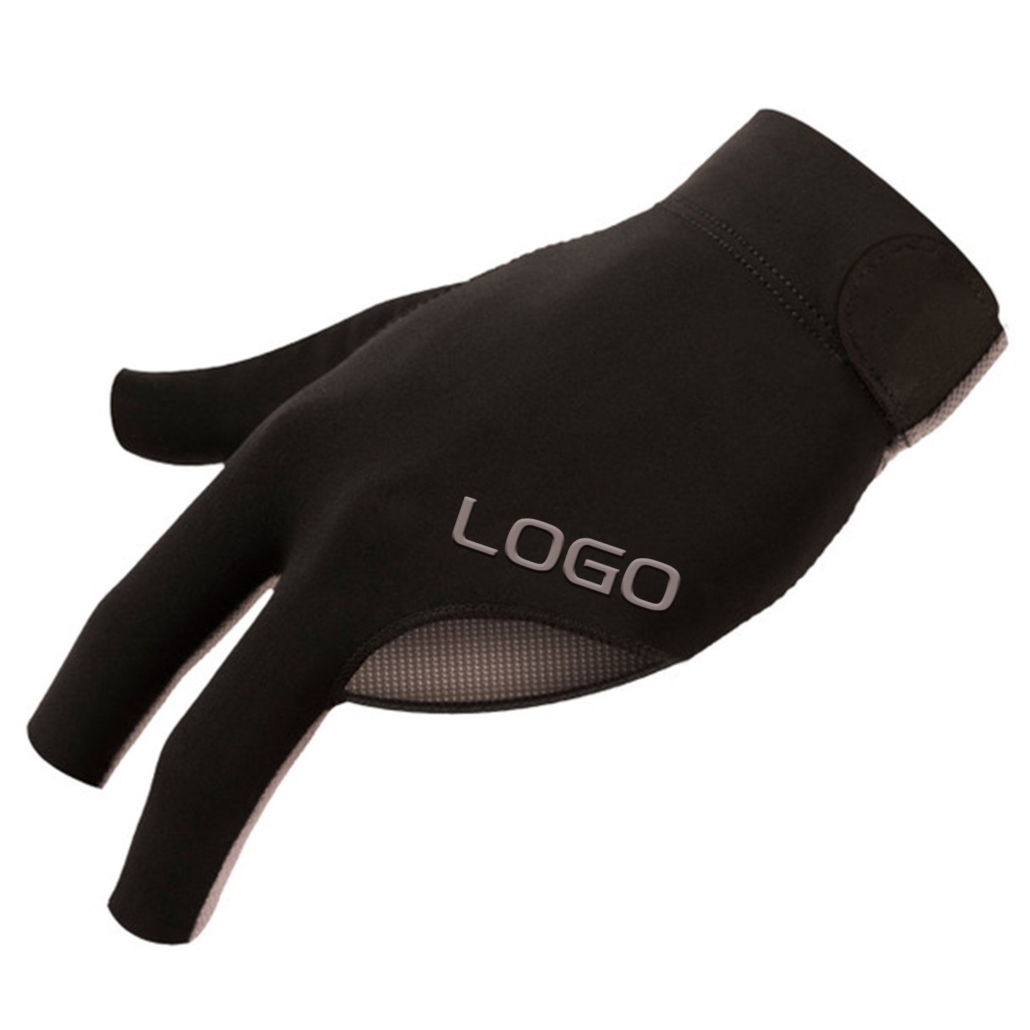 Nice Design OEM ODM Yellow Three Fingers Snooker Cue Gloves Anti-Slip Left Hand Breathable Billiards Shooters Gloves