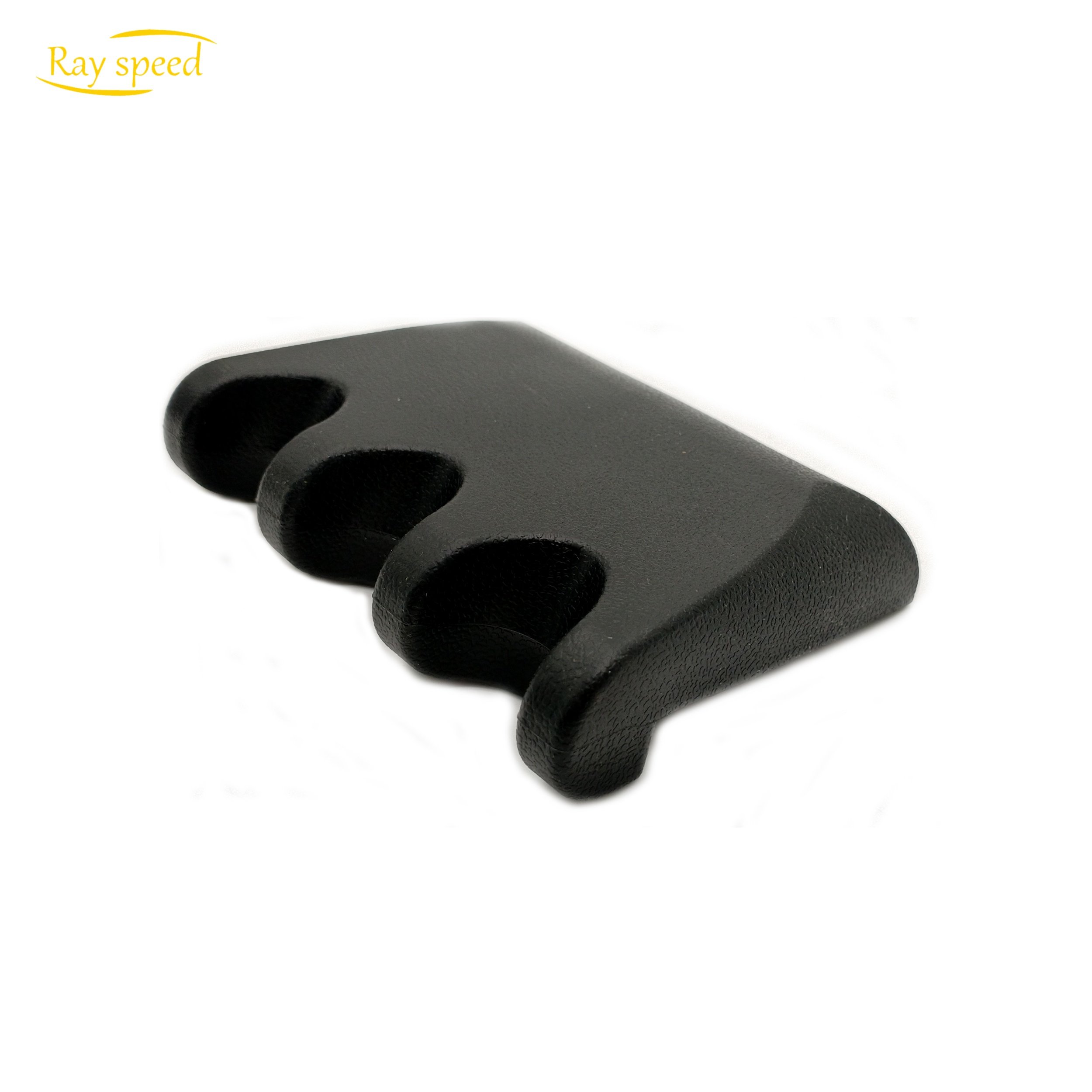 Rayspeed 3 Holes Pool Cue Holder,Portable Pool Stick Holders for Table Pool Cue Rack Claw, Non-Slip Pool Cues Stick Holder Black