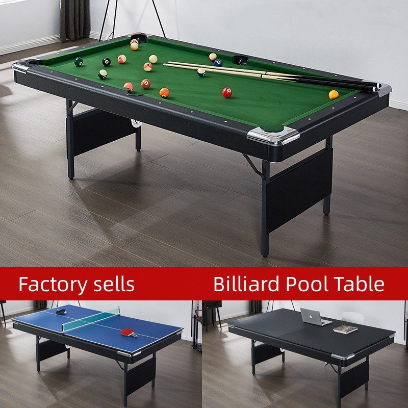 6 7 ft feet Billiard Pool Table Portable Folding Legs Snooker Pool Table With Standard Accessories
