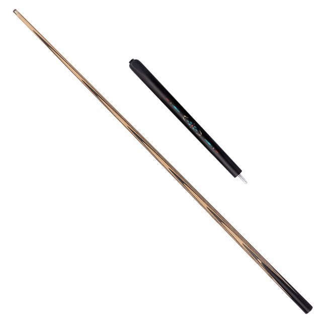 SK-071 High Quality Pool Cue White Wax Wood and Technological Wood Butt Stainless Steel Joint for Snooker and Billiards