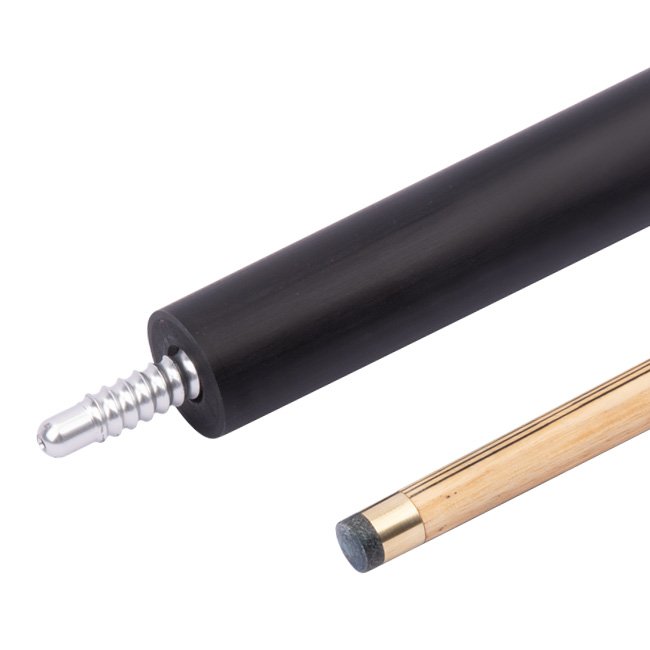 SK-071 High Quality Pool Cue White Wax Wood and Technological Wood Butt Stainless Steel Joint for Snooker and Billiards