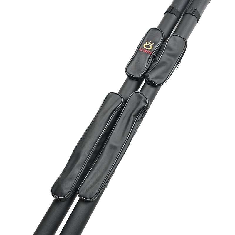 Through rod barrel snooker pool rod bag, round black eight bag, rod cover table tennis rod barrel nine ball pool supplies