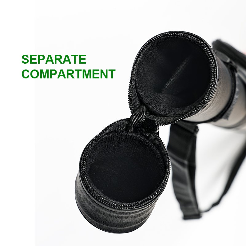 Through rod barrel snooker pool rod bag, round black eight bag, rod cover table tennis rod barrel nine ball pool supplies