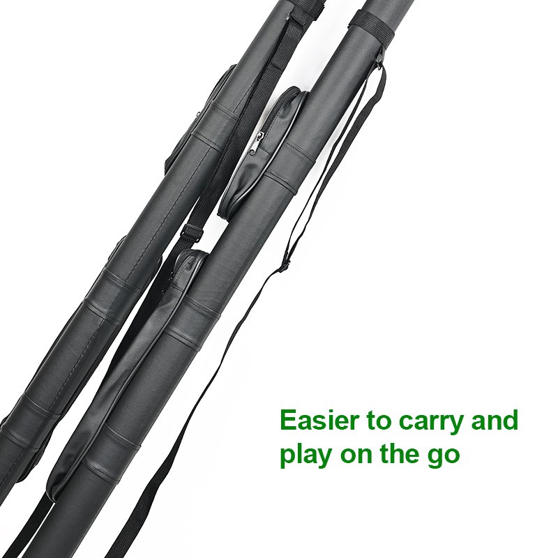 Through rod barrel snooker pool rod bag, round black eight bag, rod cover table tennis rod barrel nine ball pool supplies