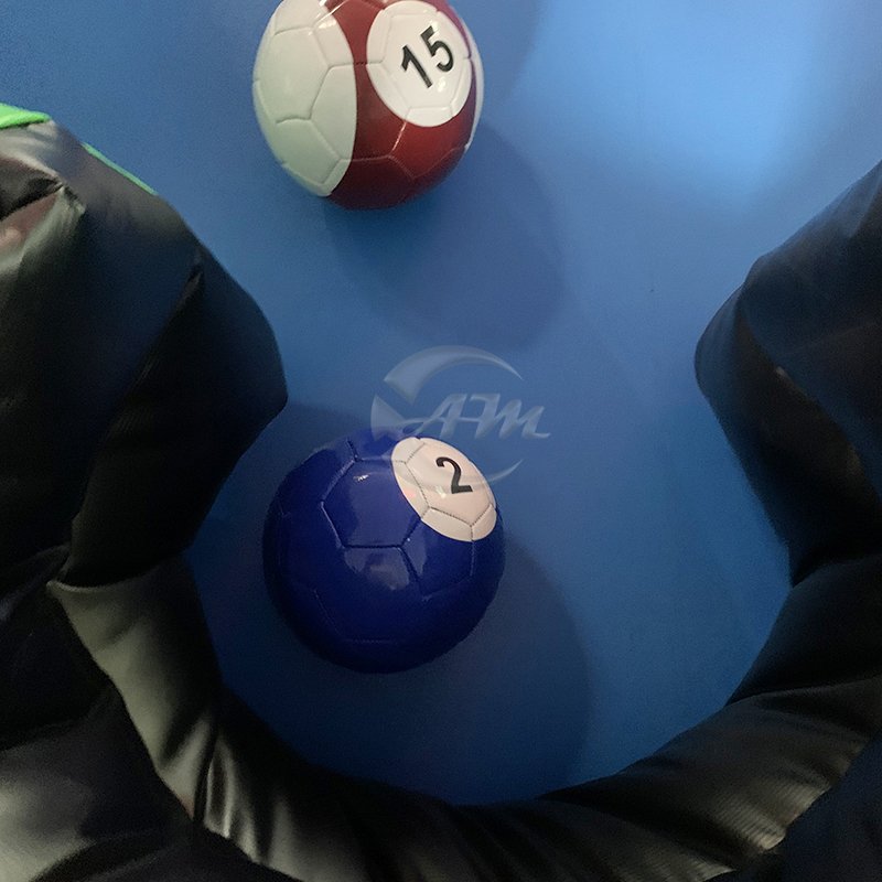 New Custom Inflatable Soccer Billiard Ball Pool Table Snooker Ball games For Rental