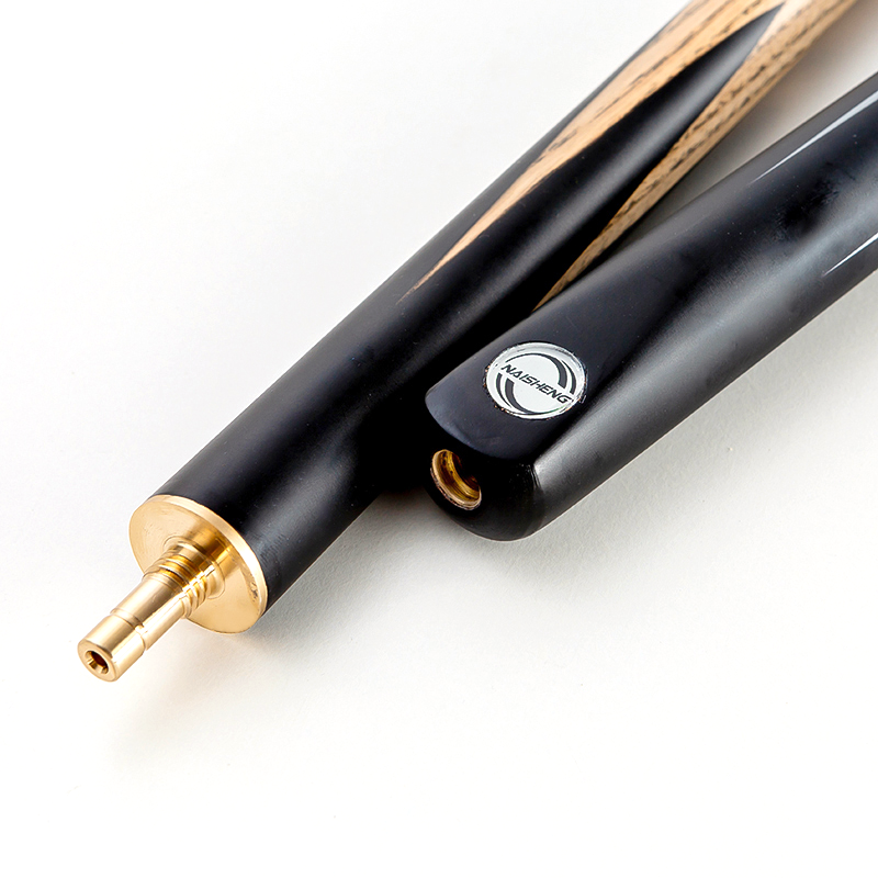 Billiard Cue Stick with extension handle screw hole 3/4 Jointed Cue 10mm-Tip Ash Wood Pool Snooker Cue