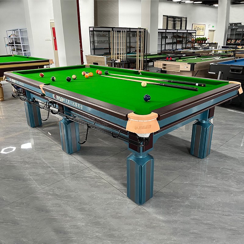 High Quality Solid Wood and Slate Snooker Billiard Pool Table with Steel Leg Panel Tournament Slate Snooker Table TP-Z28060