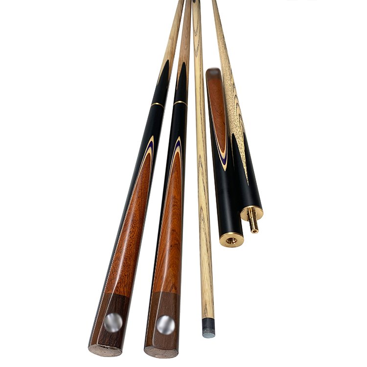 Factory direct sale two piece billiard cue 3/4 57 inches 145 cm with 9mm 10mm cue stick