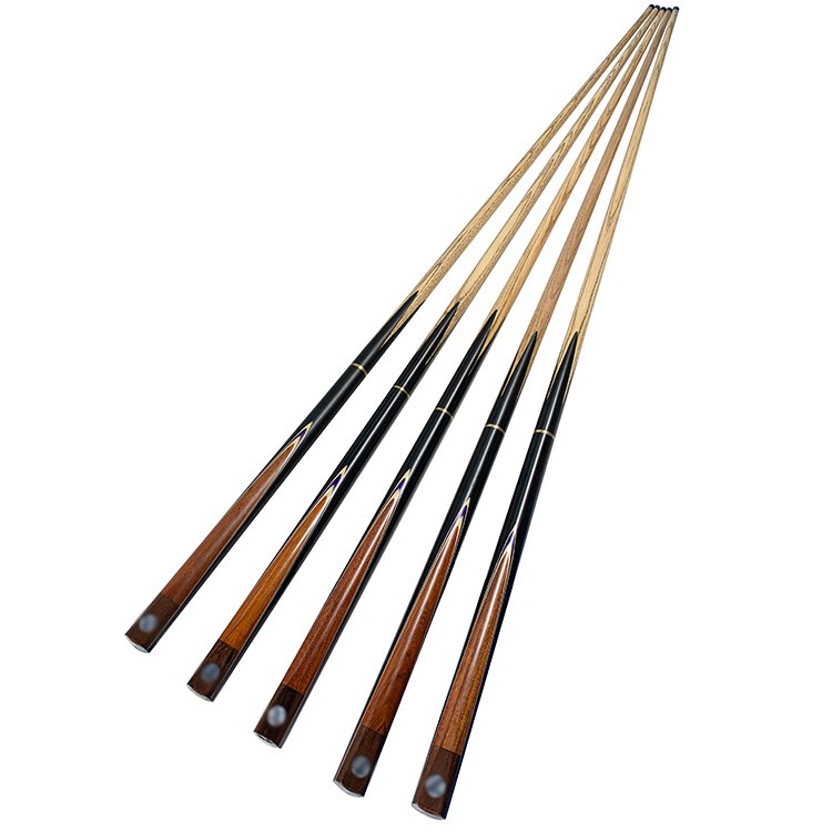 Factory direct sale two piece billiard cue 3/4 57 inches 145 cm with 9mm 10mm cue stick