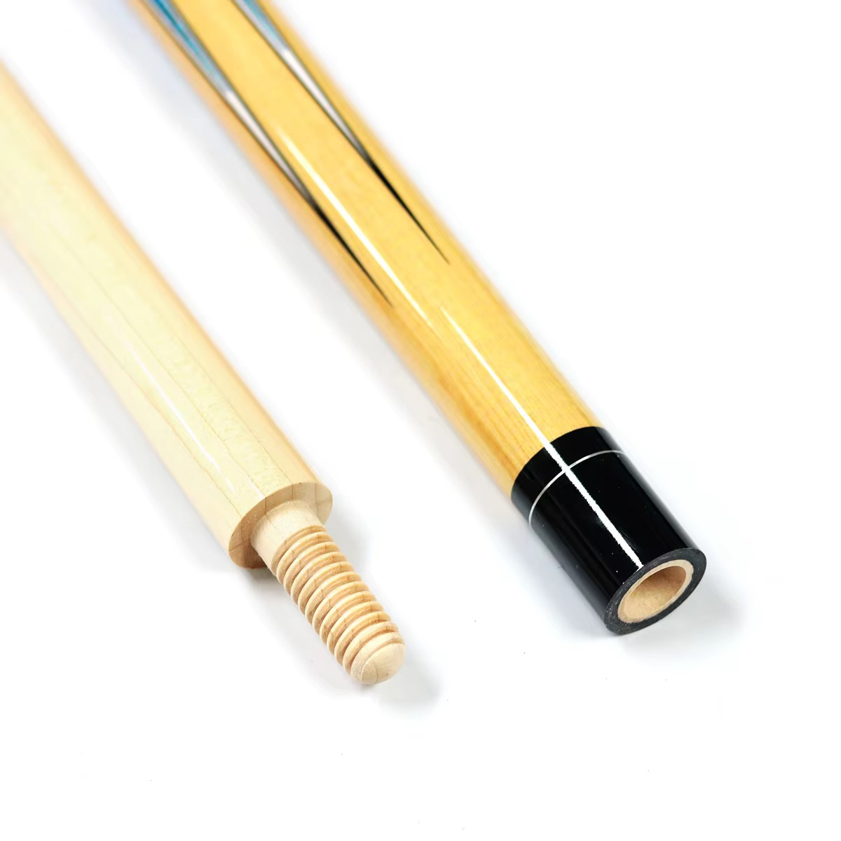 1/2 Style Carom Cue Table Sticks 57 Inch Length Maple Wooden Joint Billiard Snooker & Billiard Cues for Sale