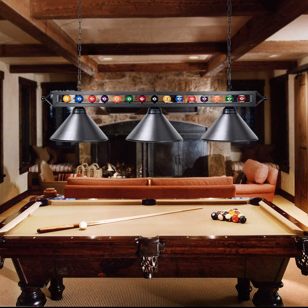 High quality 3 heads lamp billiard pool snooker table lighting/light/lights