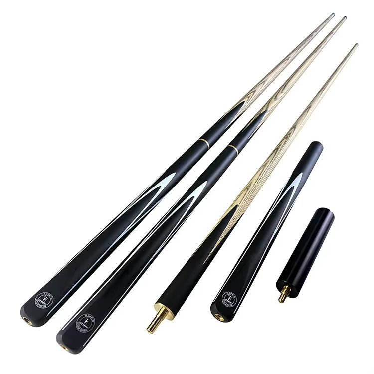 Factory Custom Logo Carbon Billiard Snooker Cue 3/4 Jointed Woods Snooker Cue Stick