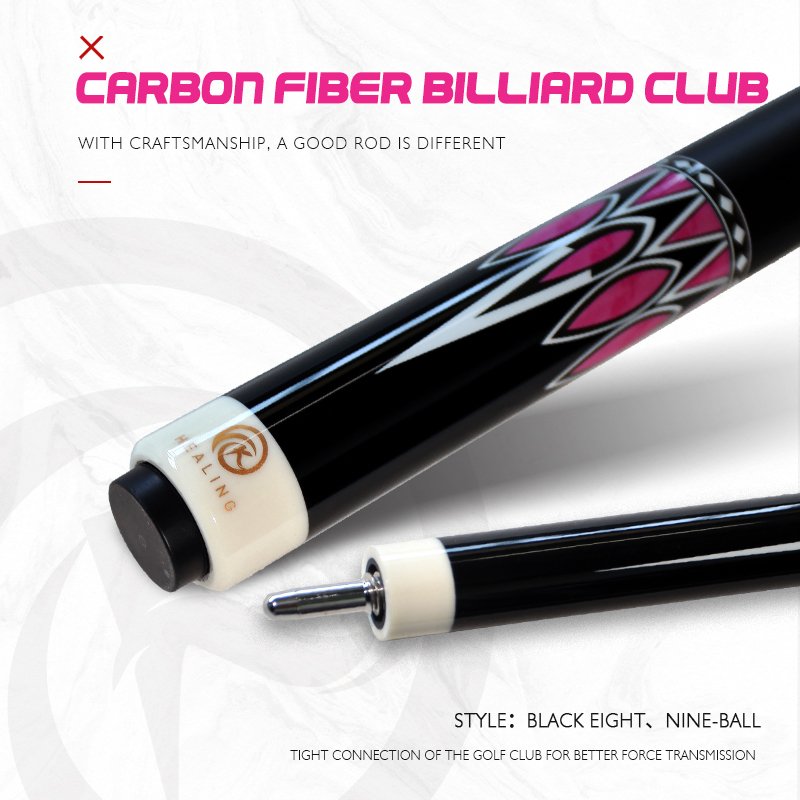 OK HEALING 1/2 T700 Carbon Fiber Billiard Pool Cue Stick Snooker Billiard Cue Stick Factory Sale Billiard Accessories