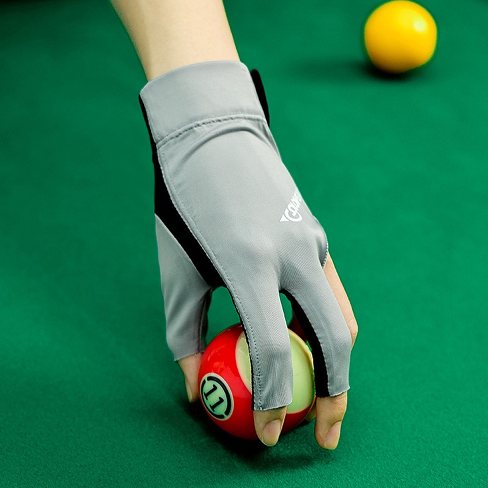ODM Breathable Comfortable 3-Finger Snooker Pool Cue Sport Gloves Left Hand Right Hand Fit Manufacturer's Customizable Billiard