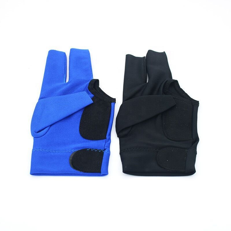 High Quality IBS Billiard Gloves Red/Blue/Black Left Hand Open Finger Gloves