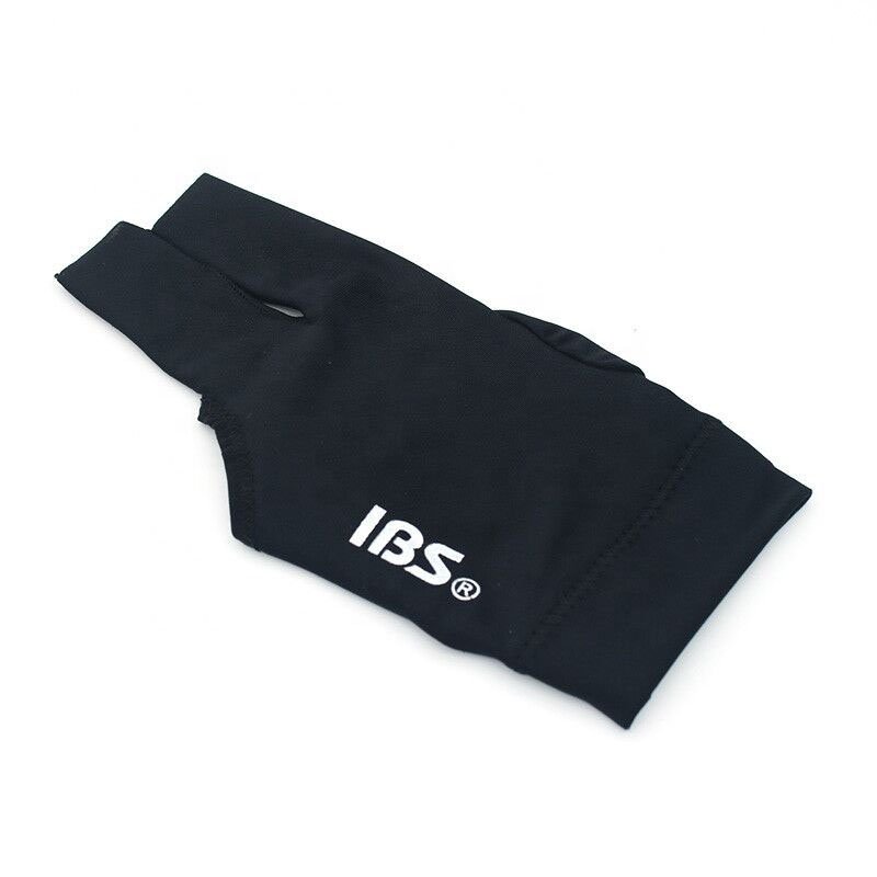 High Quality IBS Billiard Gloves Red/Blue/Black Left Hand Open Finger Gloves