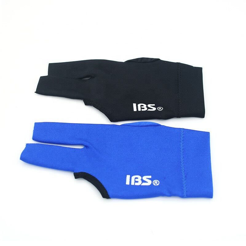 High Quality IBS Billiard Gloves Red/Blue/Black Left Hand Open Finger Gloves