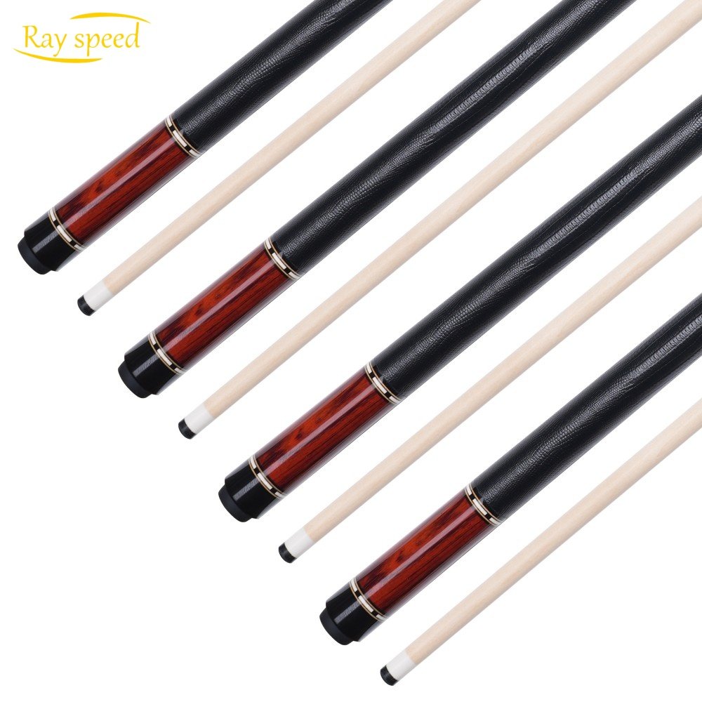 Rayspeed Professional Billiard Pool Cue Half Carbon Core Center Joint Cue Cocobolo Wood Hard Maple shaft Radial Joint 12.5mm Tip