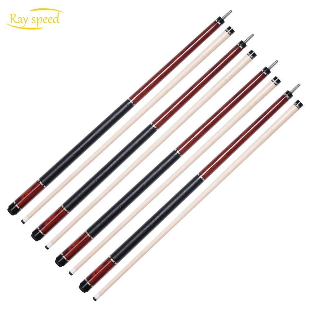 Rayspeed Professional Billiard Pool Cue Half Carbon Core Center Joint Cue Cocobolo Wood Hard Maple shaft Radial Joint 12.5mm Tip
