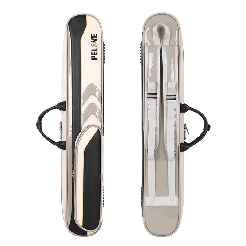 Waterproof 3*4 Billiard Cue Bag New Sports Style PU Leather Material with Arrow Design Soft Cue Case for Cue Stick
