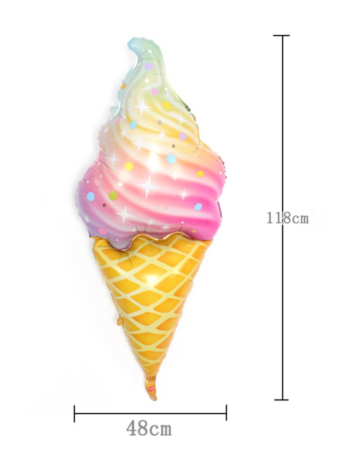 New color ice cream digital balloon cake ice cream donuts outdoor birthday decoration products