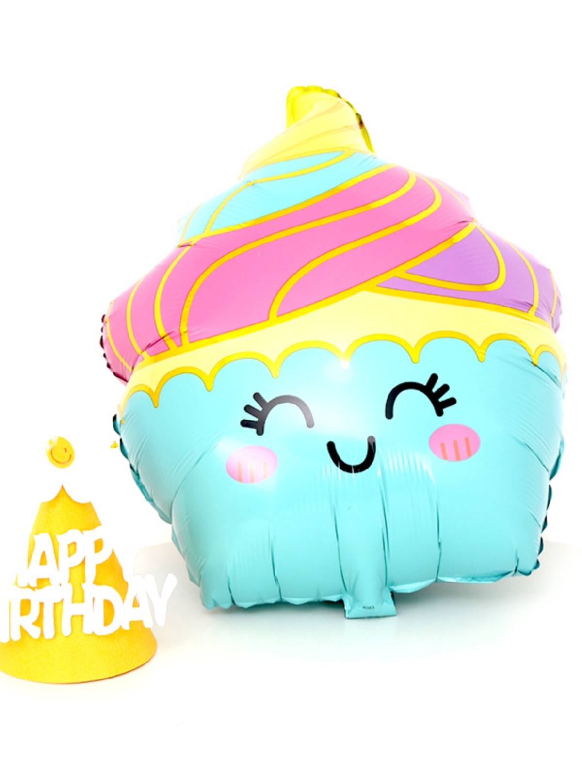 New color ice cream digital balloon cake ice cream donuts outdoor birthday decoration products