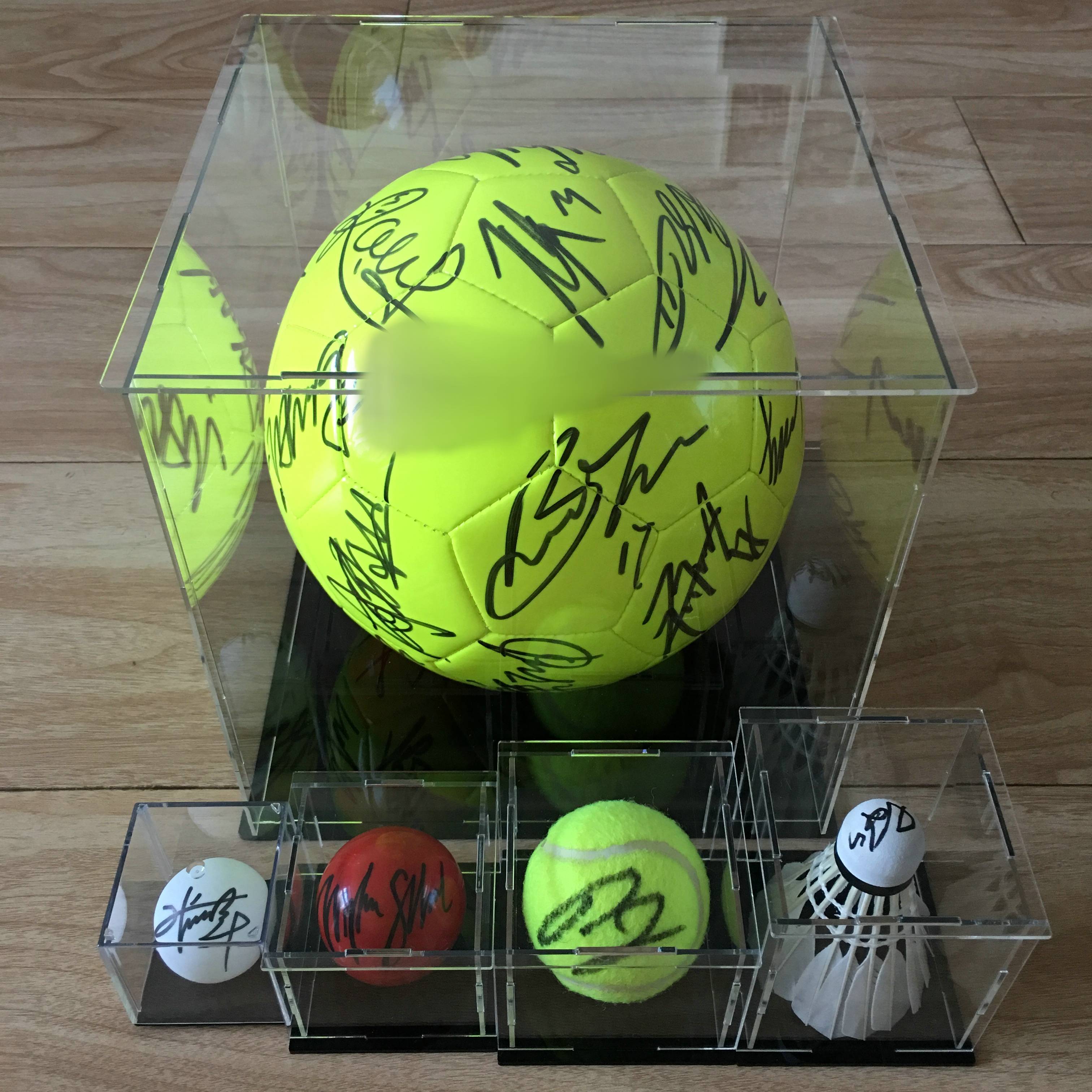 Signature ball display box basketball football billiards tennis badminton table tennis golf volleyball