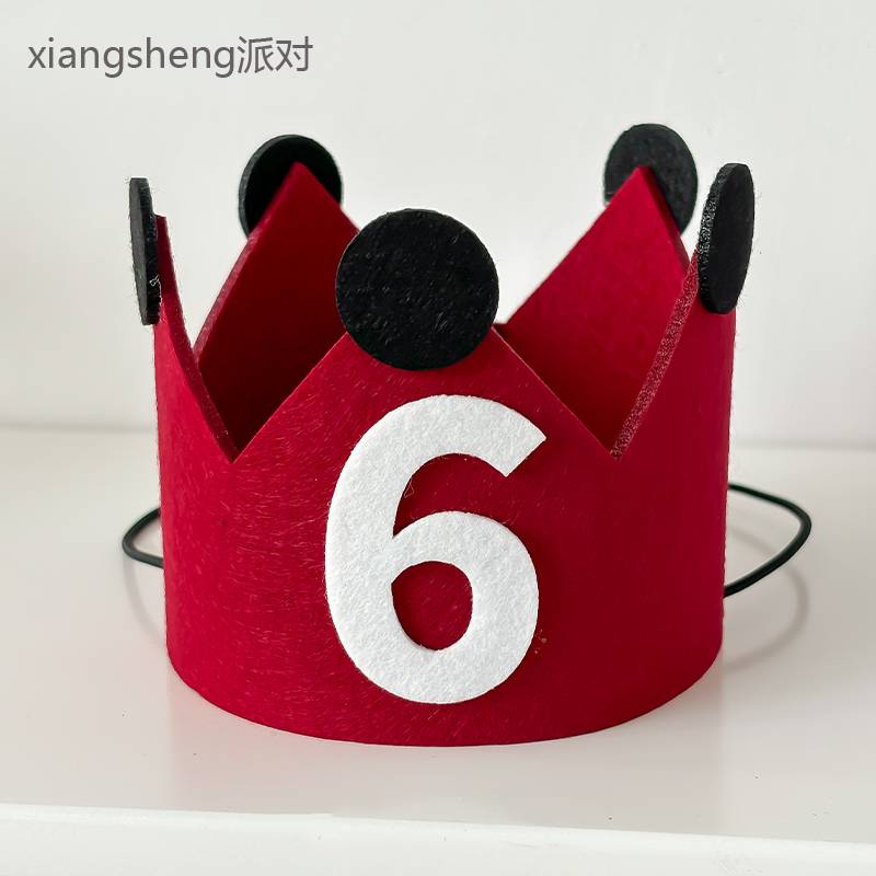 Red Crown Number 6