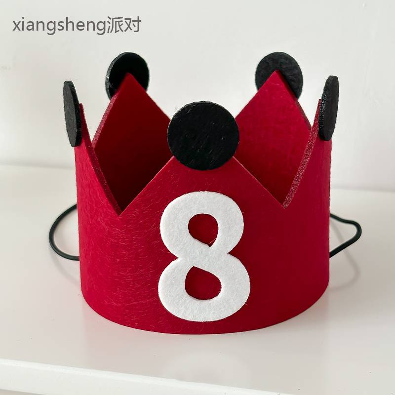 Red Crown Number 8