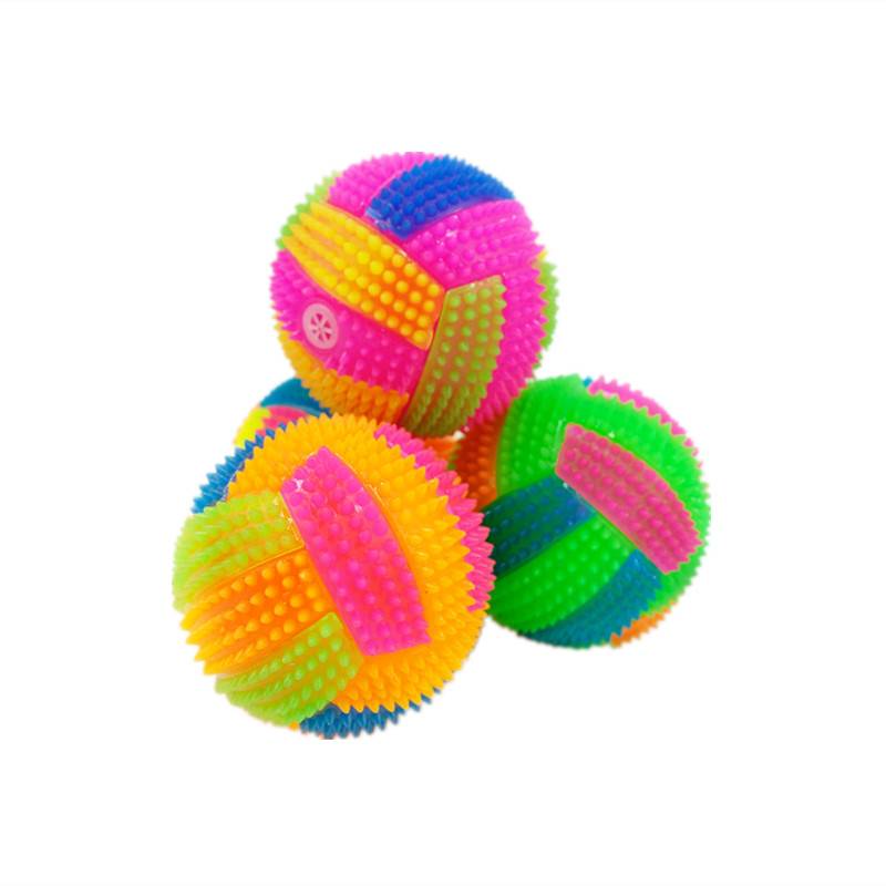Glowing Tape Speaking Elastic Ball Fighting Ball Football Volleyball pet properly massage ball stinging ball pet
