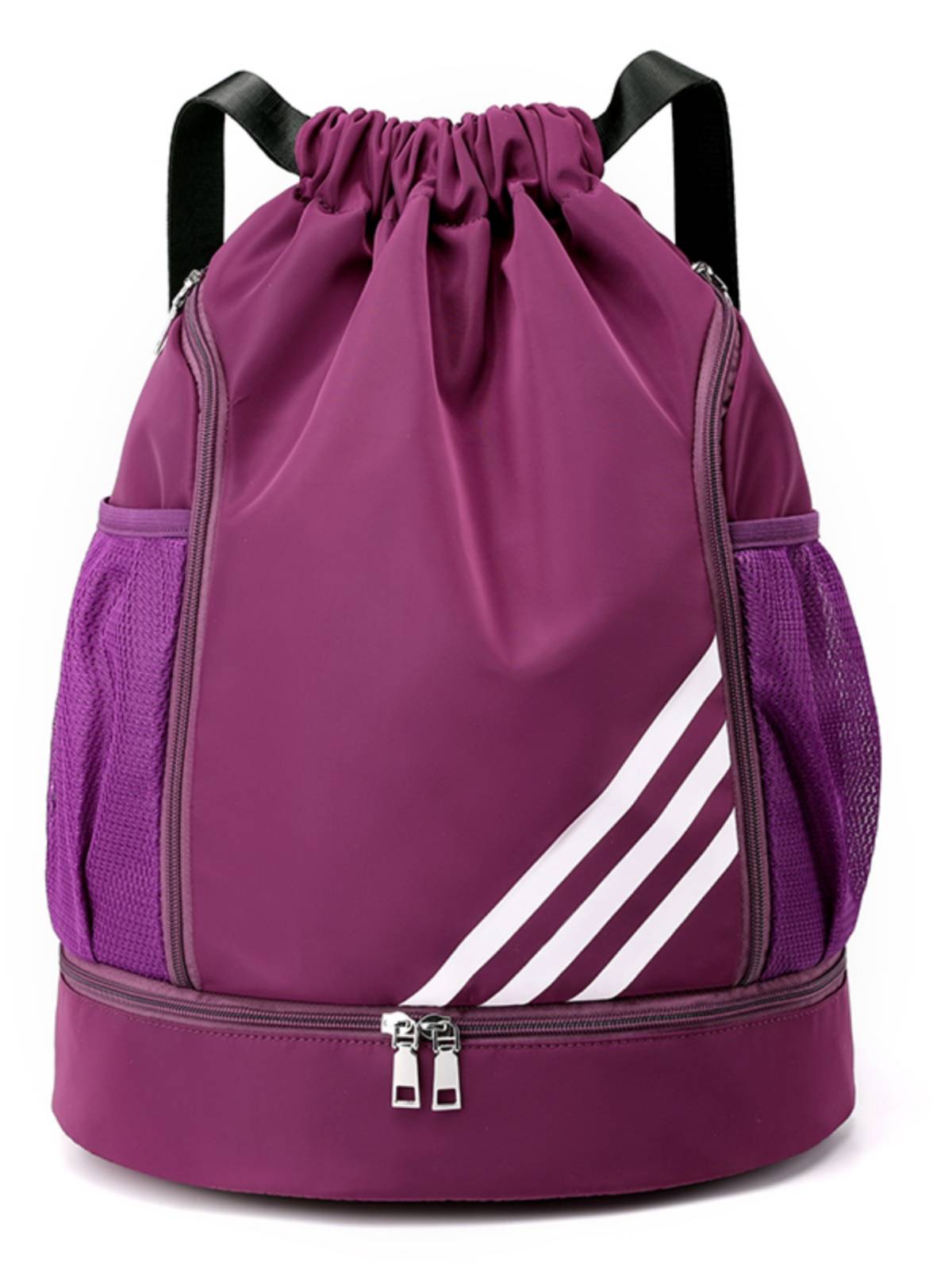 A light badminton bag, a sports bag, a two-shoulder-backed tennis bag, is customised with an Oxford rag