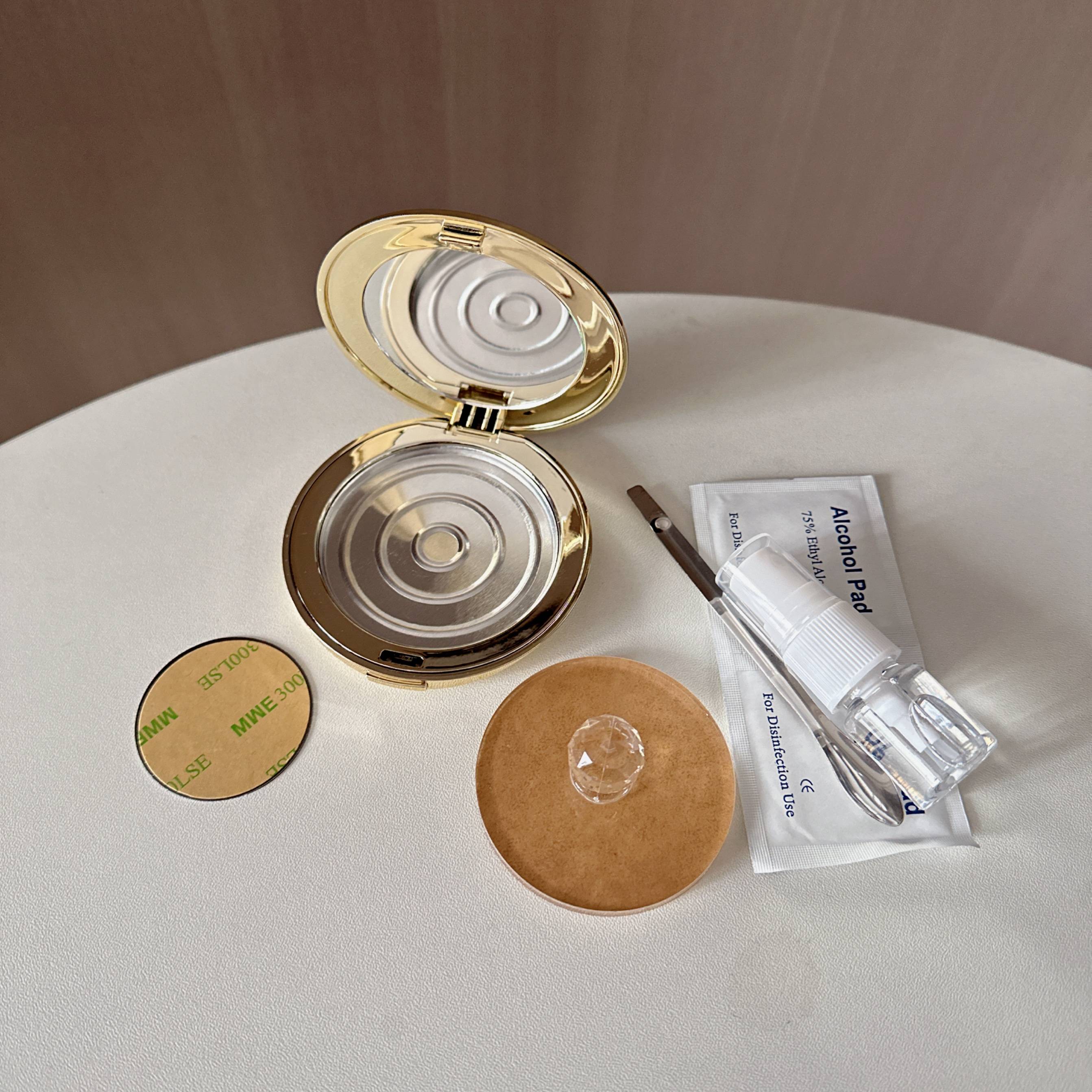 Aimic magnetic suction box+aluminum plate+powder tool (sending magnetic slices)
