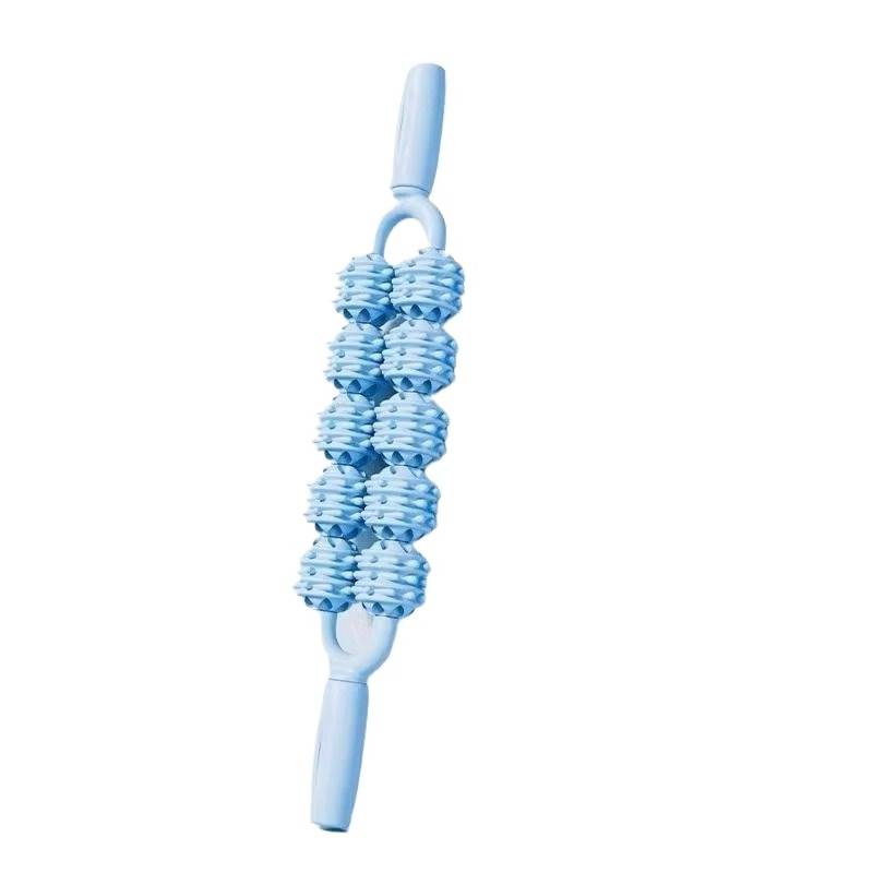 Fitness massage stick rolling axis Children adult leg muscle relaxation stovepipe artifact yoga roller wolf tooth stick