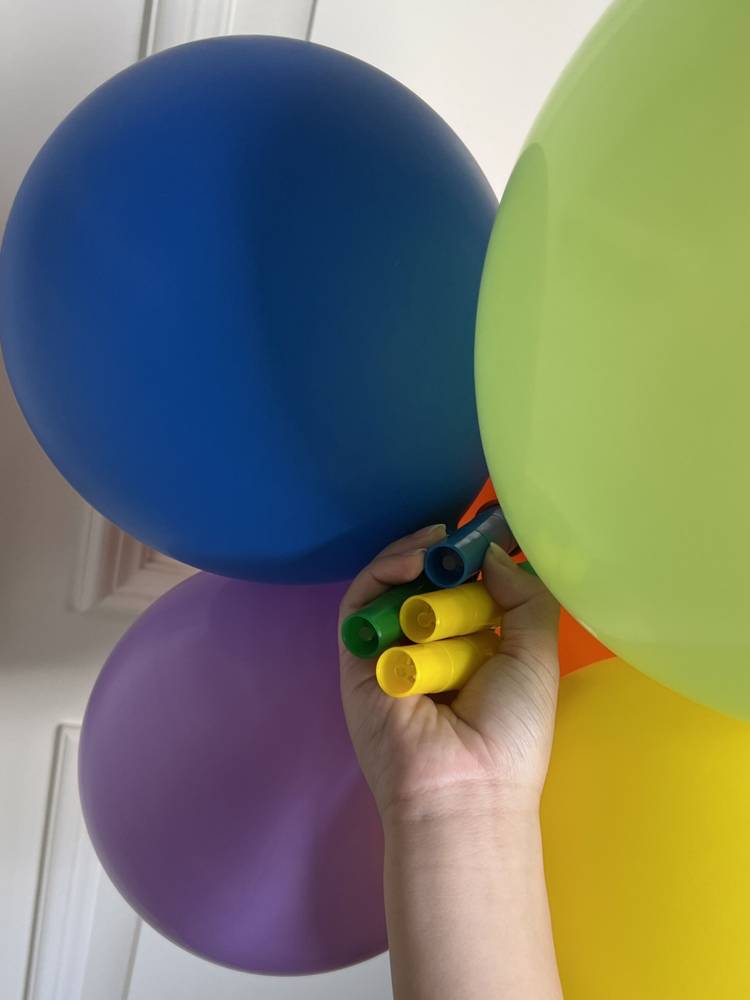 Blowing balloon Children exercise vestibular toy induction muscle lip training device oral muscle training atmosphere blowing equipment