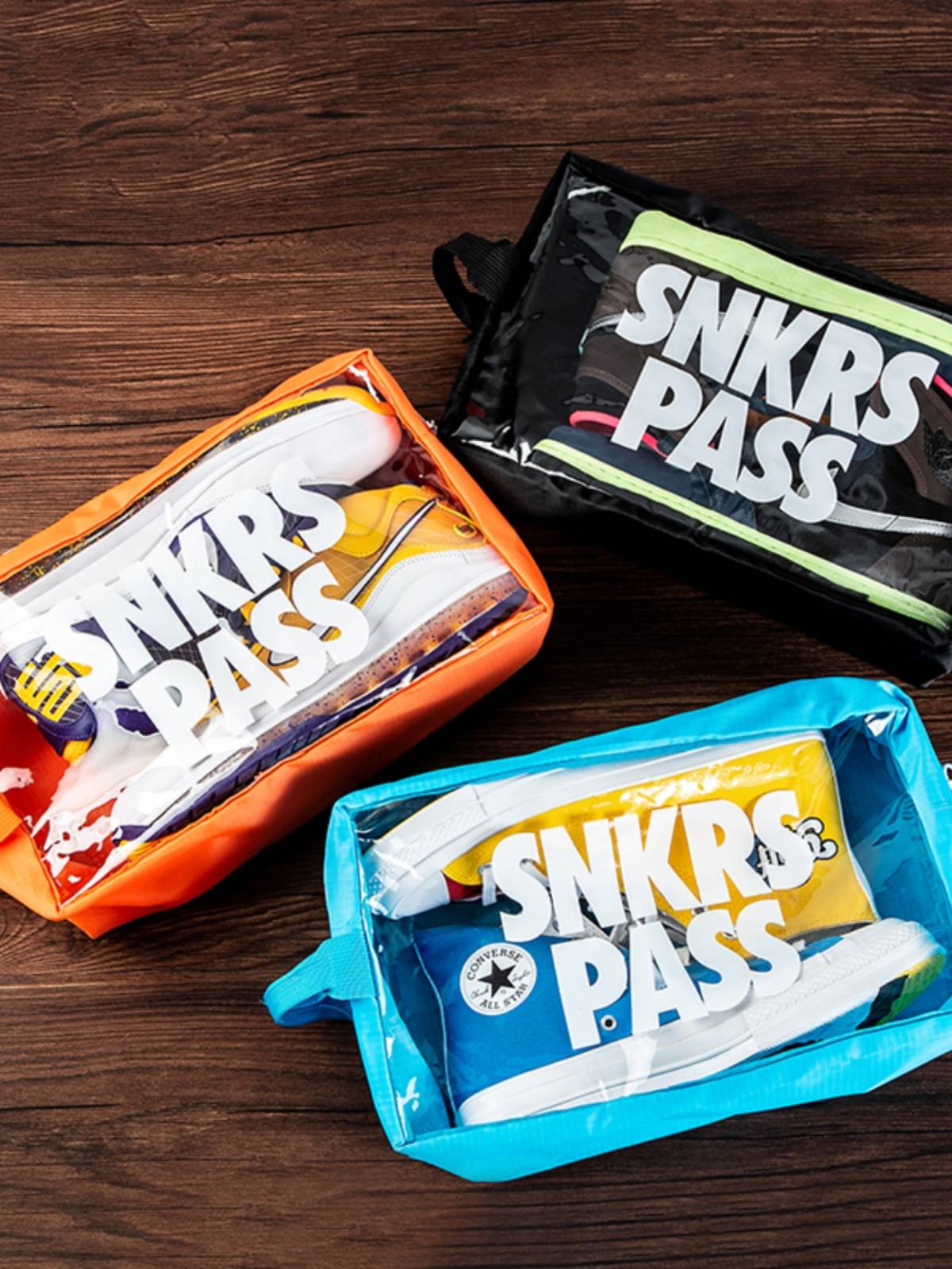 SNKRS sneakers storage bag hand shoe bag football basketball shoes bag training sports fitness travel portable waterproof