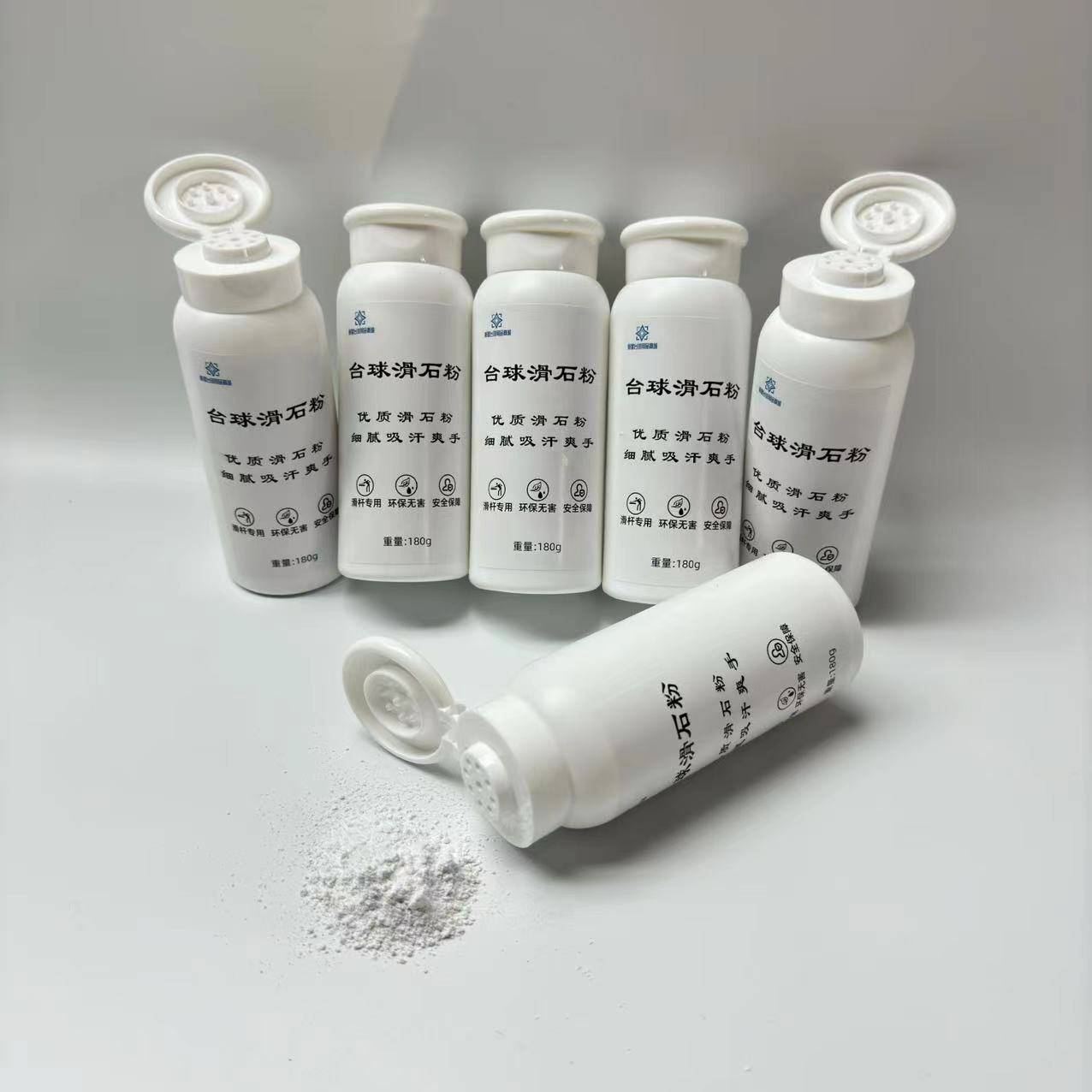 The tabletop special talc powder sliding hand powder powder handle powder table special play, sweat, sweat, sweat, lubricating powder pink balls supplies