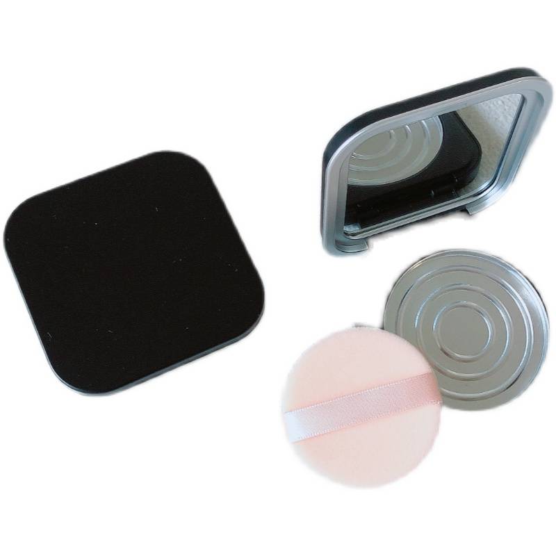 59mm powder box replace the empty magnetic disk band mirror portable, can put banana powder cakes treasure powder storage box