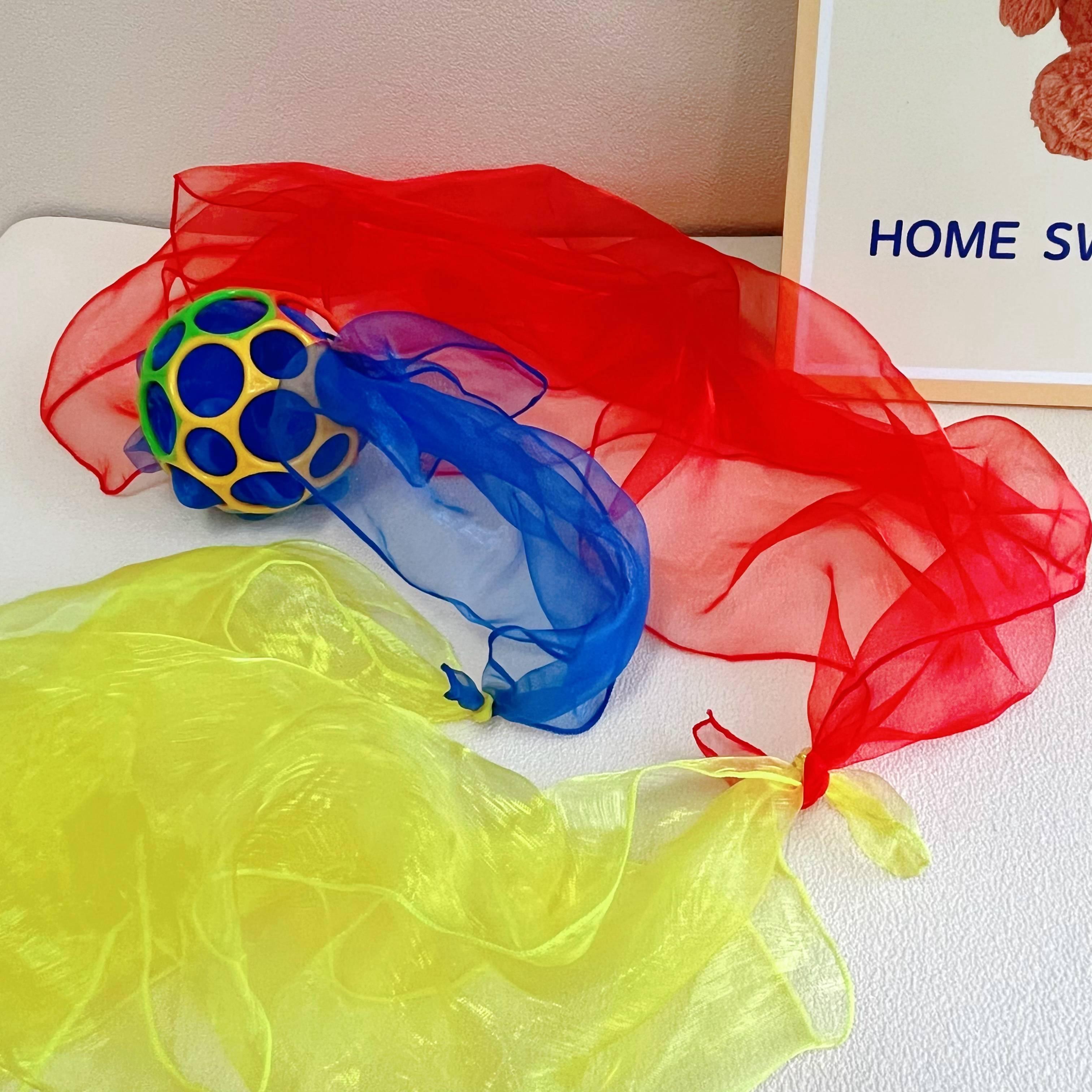 Early Education Enlightenment Rites Pumping Lebao Sensory Cave Ball Toys Kindergarten Teaching aid children's dance silk scarf