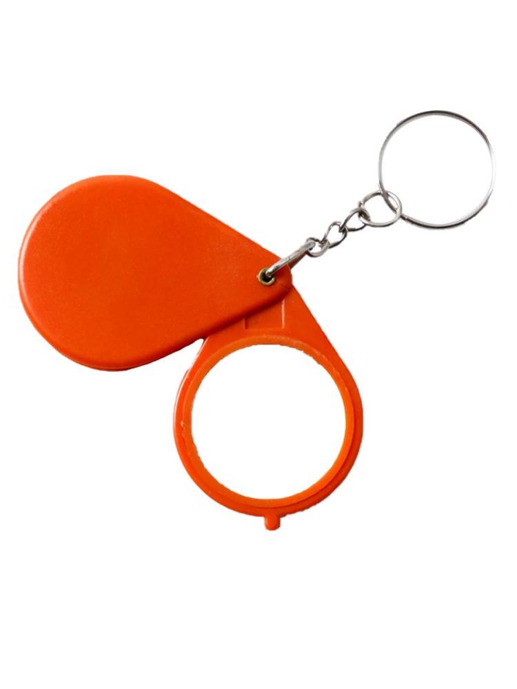 Key button fold magnifier multi-purpose portable old man to see the hysteria, old glitch lens child research tool