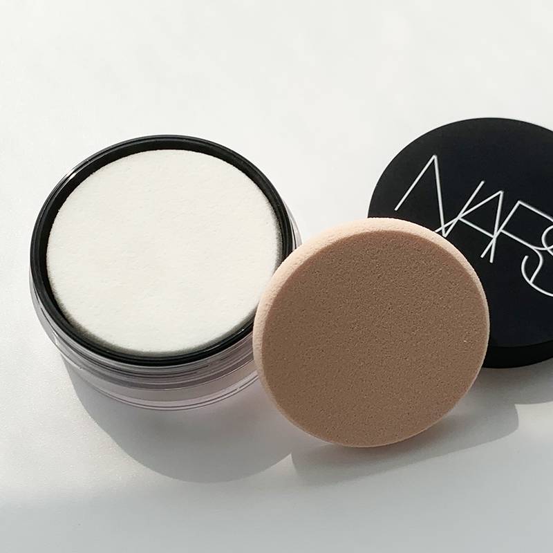 Nars loose powder replace the powder puff 5.5 diameter powder puff round 2 loaded powder cake powder.