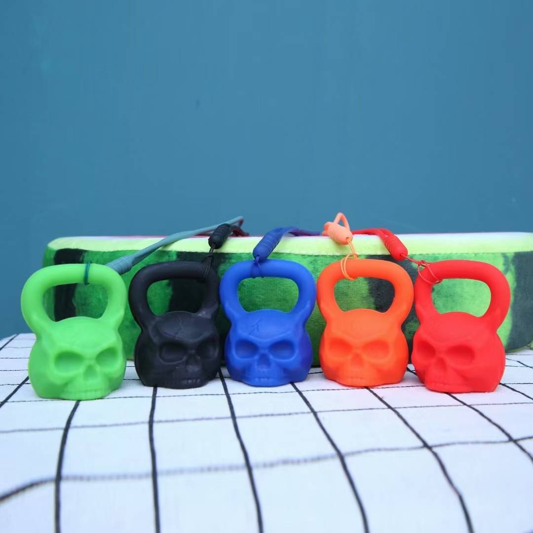 Pot Bell Pendant Backpack Pendant Fitness Member Gifts Silicone Booth Bell Bell Skull Small Pendant Single Single Single