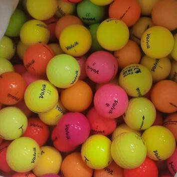 40 pieces of  golf second -hand ball three or four layers Volvik color golf game ball
