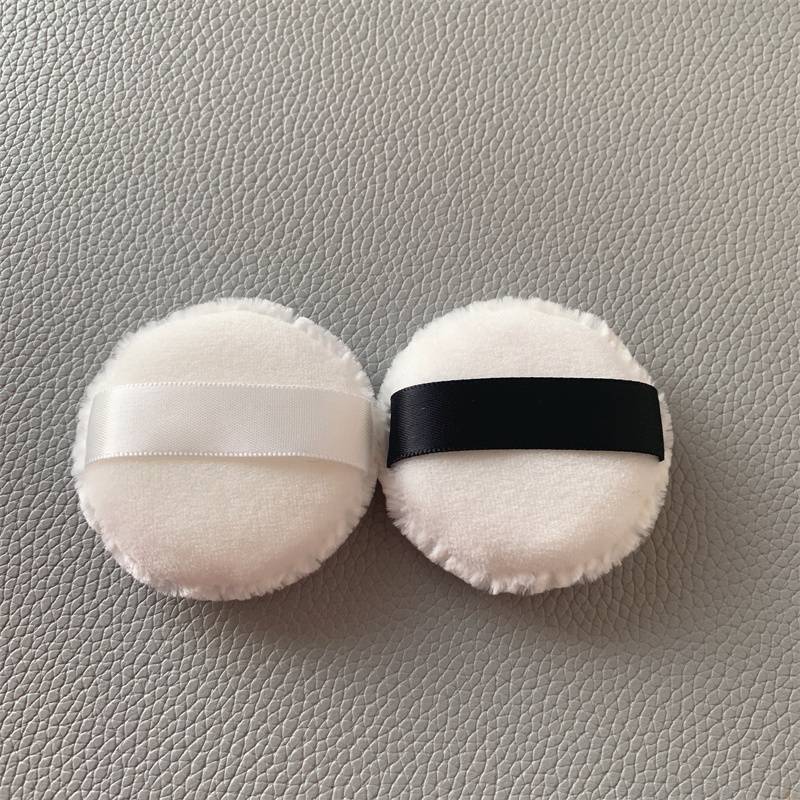 Japanese lush puff implanted velvet loose powder puff on makeup powder, make makeup powder flutter flutta soft