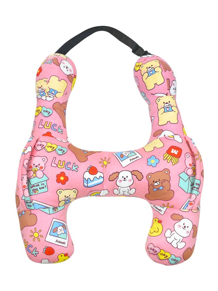 Children's car sleeping artifact car pillow pillow co -seat back seat back co -driving neck pillow